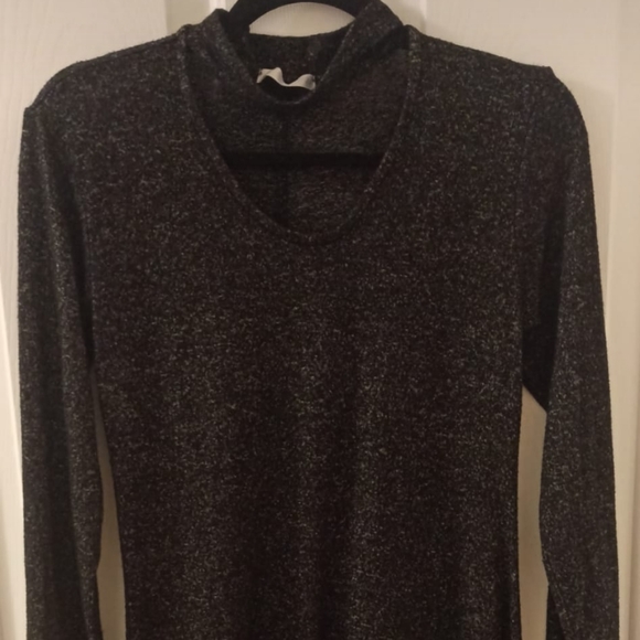 Long-Sleeve Ribbed Sweater Dress - Picture 2 of 4